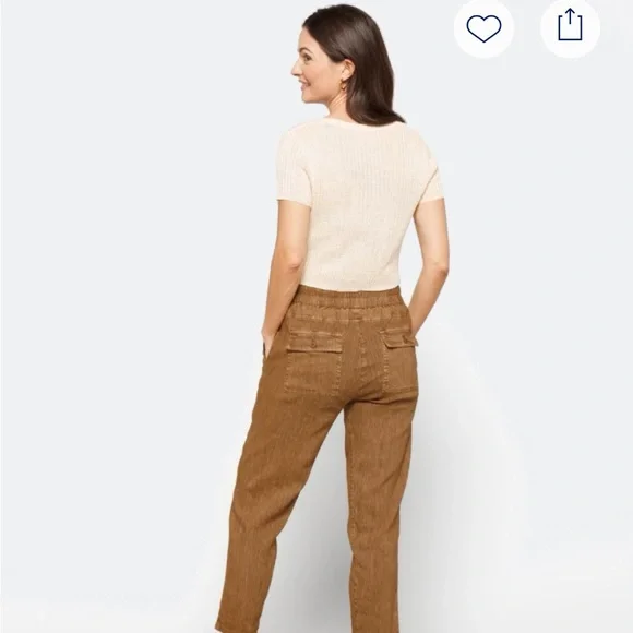 Kut from the Kloth Linen Pant NWT - L - Picture 6 of 6
